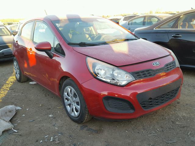 KNADM5A30D6130789 - 2013 KIA RIO LX RED photo 1