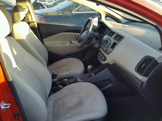KNADM5A30D6130789 - 2013 KIA RIO LX Կարմիր լուսանկար 5