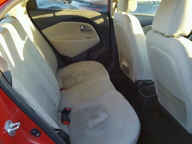 KNADM5A30D6130789 - 2013 KIA RIO LX Կարմիր լուսանկար 6