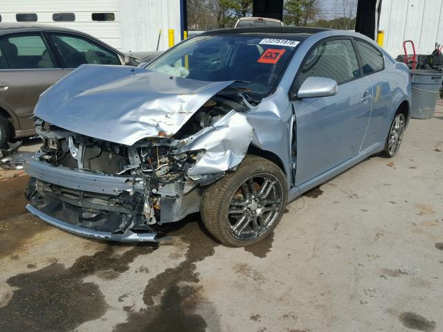 JTKDE177860114518 - 2006 TOYOTA SCION TC BLUE photo 2