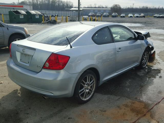 JTKDE177860114518 - 2006 TOYOTA SCION TC BLUE photo 4