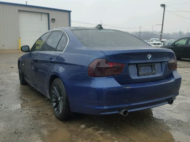 WBAPL5C53BA742526 - 2011 BMW 335 XI BLUE photo 3