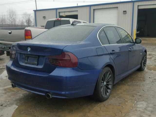 WBAPL5C53BA742526 - 2011 BMW 335 XI BLUE photo 4