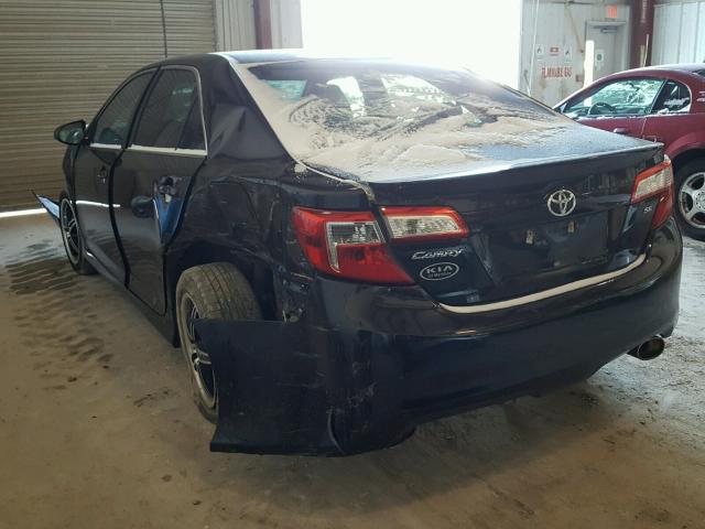 4T1BF1FK1DU686954 - 2013 TOYOTA CAMRY L BLACK photo 3