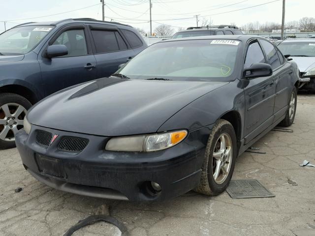 1G2WP52K2YF296864 - 2000 PONTIAC GRAND PRIX BLACK photo 2