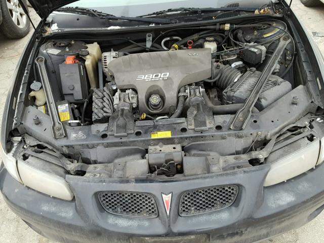 1G2WP52K2YF296864 - 2000 PONTIAC GRAND PRIX BLACK photo 7