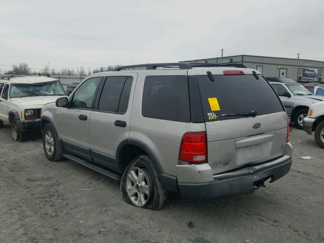 1FMDU73WX3ZB03484 - 2003 FORD EXPLORER X SILVER photo 3