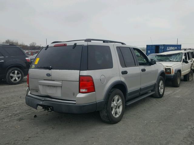 1FMDU73WX3ZB03484 - 2003 FORD EXPLORER X SILVER photo 4