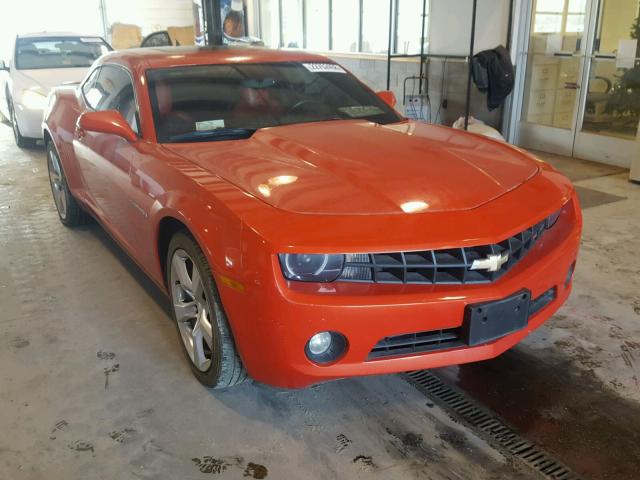 2G1FC1ED3B9111808 - 2011 CHEVROLET CAMARO LT ORANGE photo 1