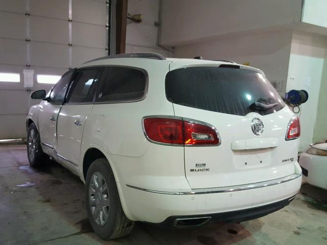 5GAKVCKD1EJ224294 - 2014 BUICK ENCLAVE WHITE photo 3