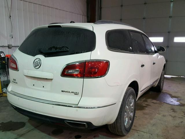 5GAKVCKD1EJ224294 - 2014 BUICK ENCLAVE WHITE photo 4