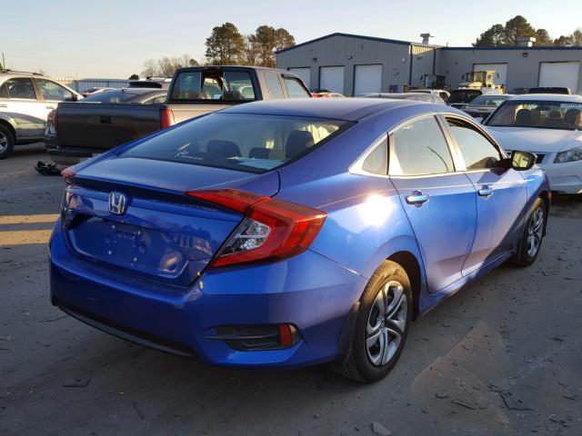 19XFC2F5XGE099556 - 2016 HONDA CIVIC LX BLUE photo 4