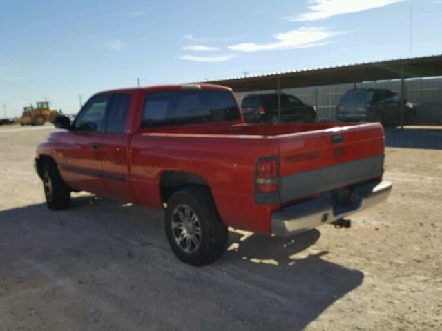 1B7HC13Y6YJ102913 - 2000 DODGE RAM 1500 RED photo 3