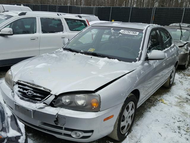 KMHDN46D65U144149 - 2005 HYUNDAI ELANTRA GL SILVER photo 2