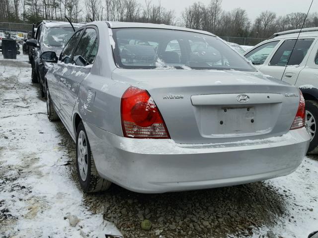 KMHDN46D65U144149 - 2005 HYUNDAI ELANTRA GL SILVER photo 3