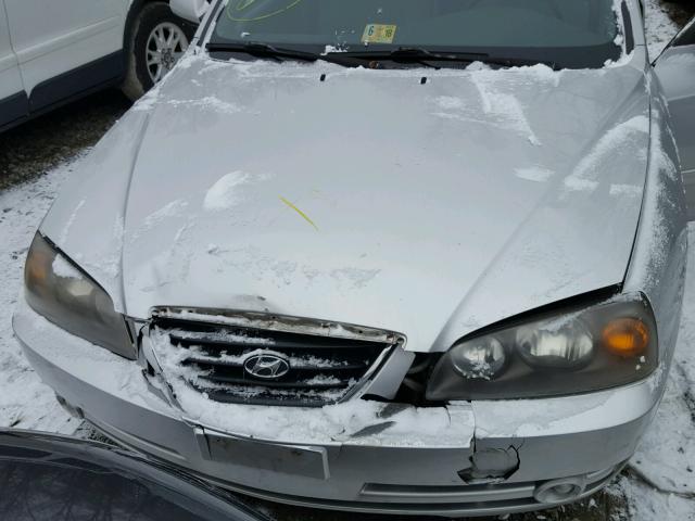 KMHDN46D65U144149 - 2005 HYUNDAI ELANTRA GL SILVER photo 7