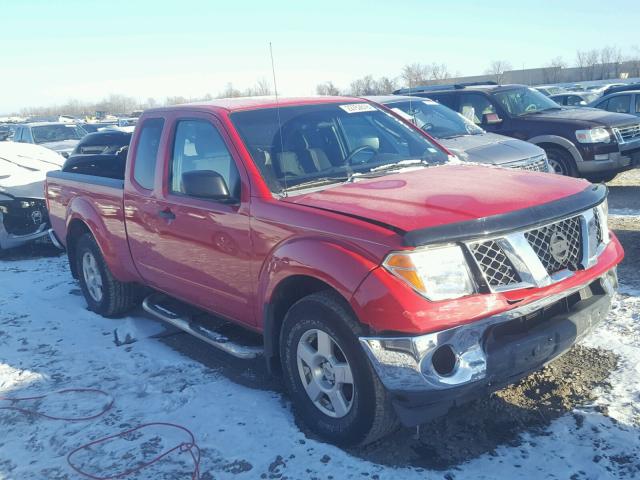 1N6AD06W18C406817 - 2008 NISSAN FRONTIER K RED photo 1