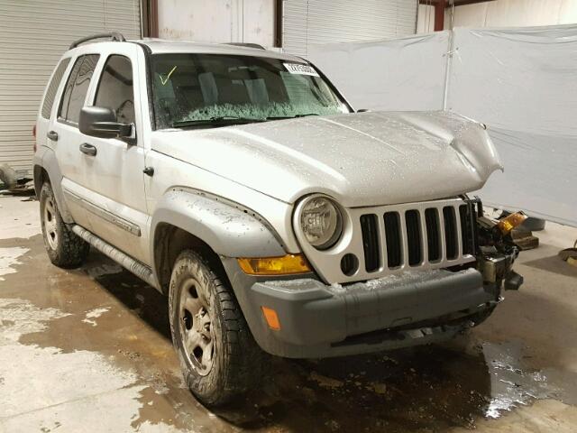 1J4GL48K46W105269 - 2006 JEEP LIBERTY SP SILVER photo 1