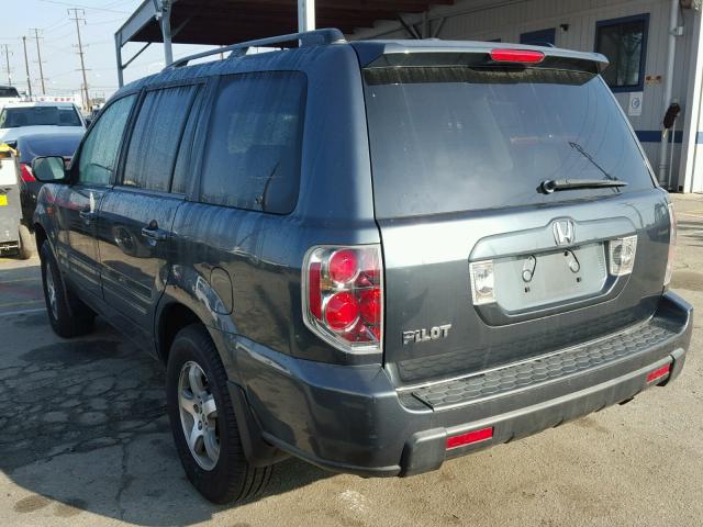 5FNYF28506B017243 - 2006 HONDA PILOT EX GRAY photo 3