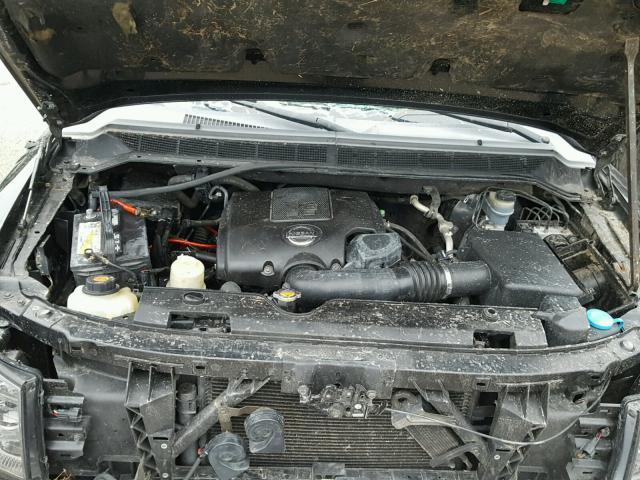 1N6BA07D08N309137 - 2008 NISSAN TITAN XE BLACK photo 7