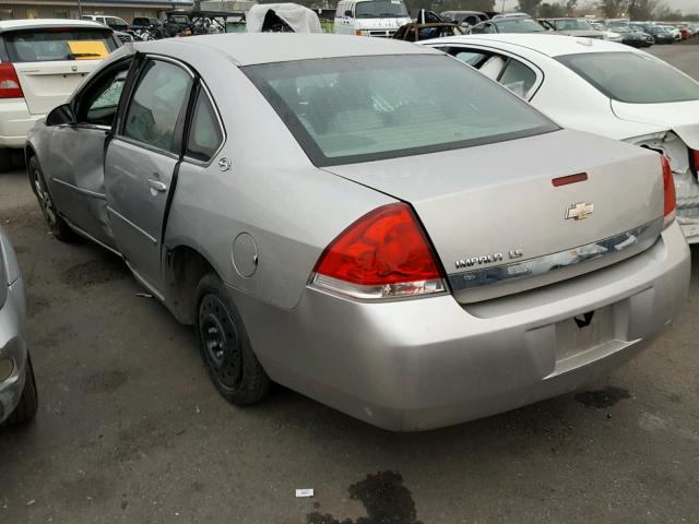 2G1WB58K869270799 - 2006 CHEVROLET IMPALA LS SILVER photo 3