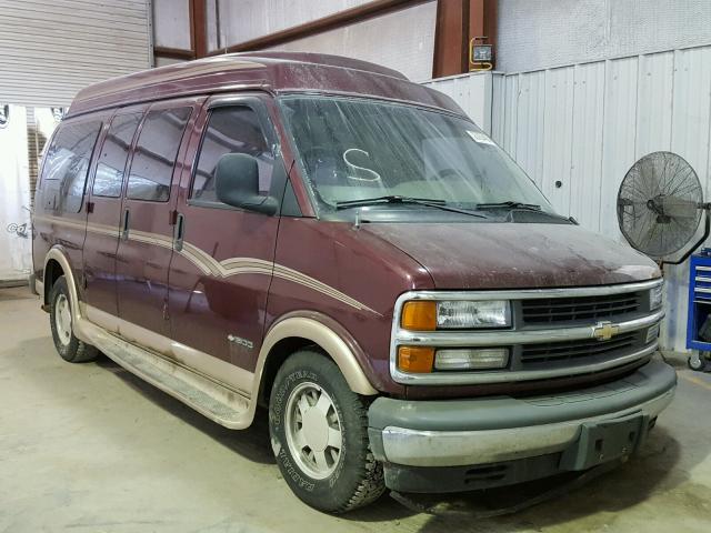 1GBFG15RXY1199698 - 2000 CHEVROLET EXPRESS G1 BURGUNDY photo 1