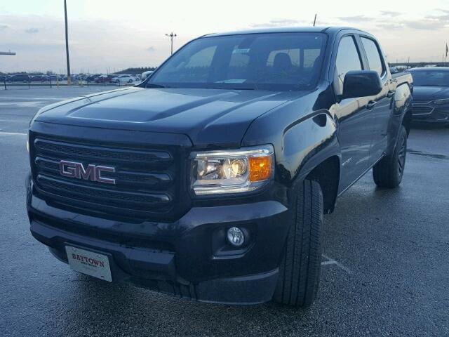 1GTG5CEN9H1212892 - 2017 GMC CANYON SLE BLACK photo 2