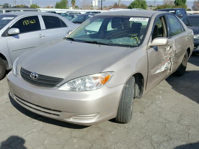 4T1BE32K34U892958 - 2004 TOYOTA CAMRY LE BEIGE photo 2