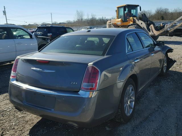 2C3CCACG5CH166134 - 2012 CHRYSLER 300 LIMITE GRAY photo 4