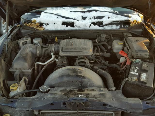 1D7HE28K35S326267 - 2005 DODGE DAKOTA QUA BLUE photo 7