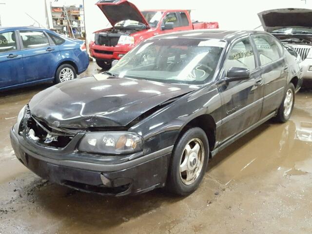 2G1WH55K5Y9308964 - 2000 CHEVROLET IMPALA LS BLACK photo 2