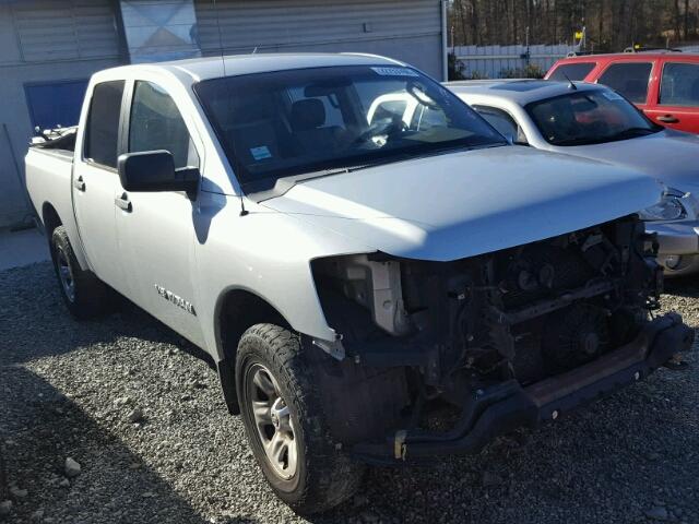 1N6BA07B85N542516 - 2005 NISSAN TITAN XE SILVER photo 1