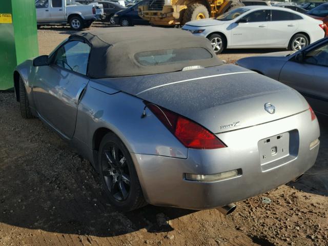 JN1AZ36D25M700580 - 2005 NISSAN 350Z ROADS GRAY photo 3