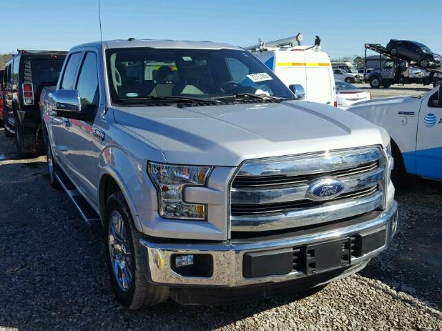 1FTEW1CF9GKF03194 - 2016 FORD F150 SUPER SILVER photo 1