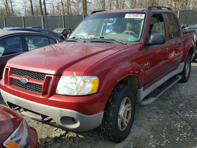 1FMZU77E23UB00177 - 2003 FORD EXPLORER S MAROON photo 2