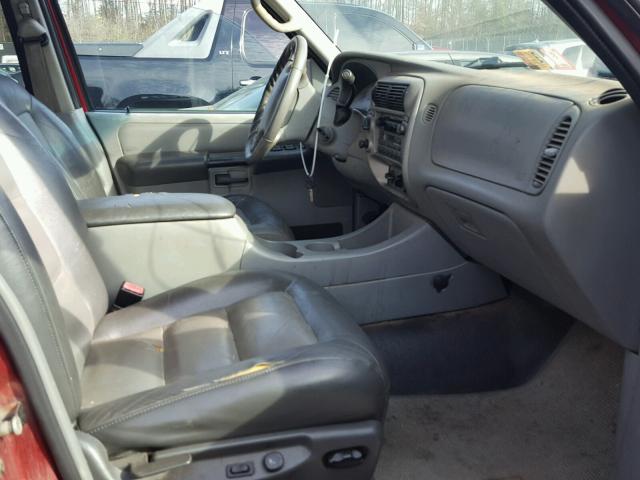 1FMZU77E23UB00177 - 2003 FORD EXPLORER S MAROON photo 5