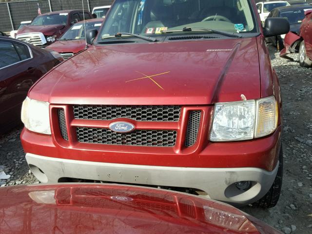 1FMZU77E23UB00177 - 2003 FORD EXPLORER S MAROON photo 7