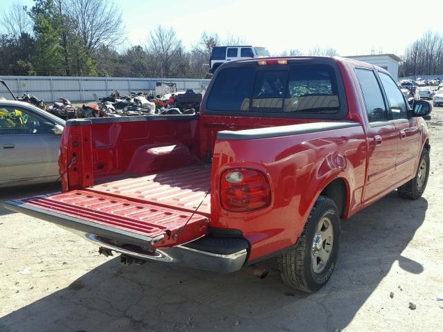 1FTRW07L71KA51152 - 2001 FORD F150 SUPER RED photo 4