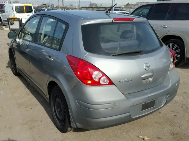 3N1BC13EX7L365427 - 2007 NISSAN VERSA S GRAY photo 3