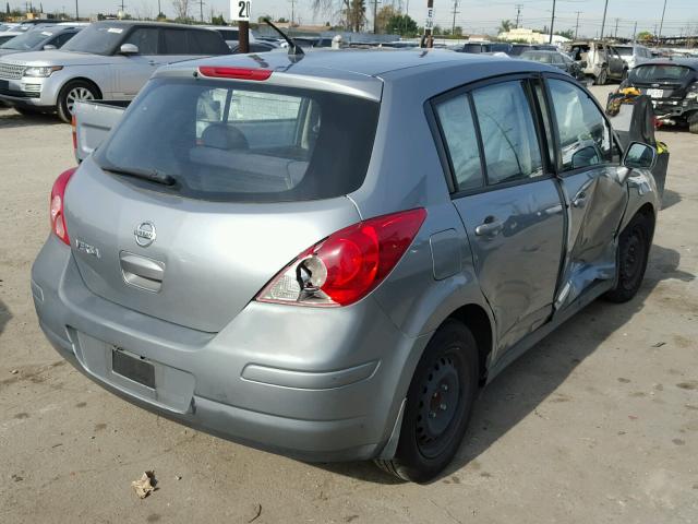 3N1BC13EX7L365427 - 2007 NISSAN VERSA S GRAY photo 4