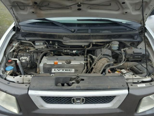 5J6YH18593L014347 - 2003 HONDA ELEMENT EX SILVER photo 7