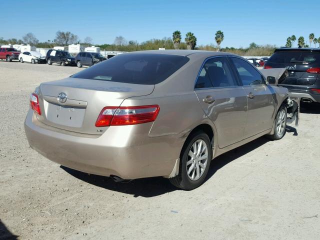 4T1BE46K59U866207 - 2009 TOYOTA CAMRY BASE GOLD photo 4