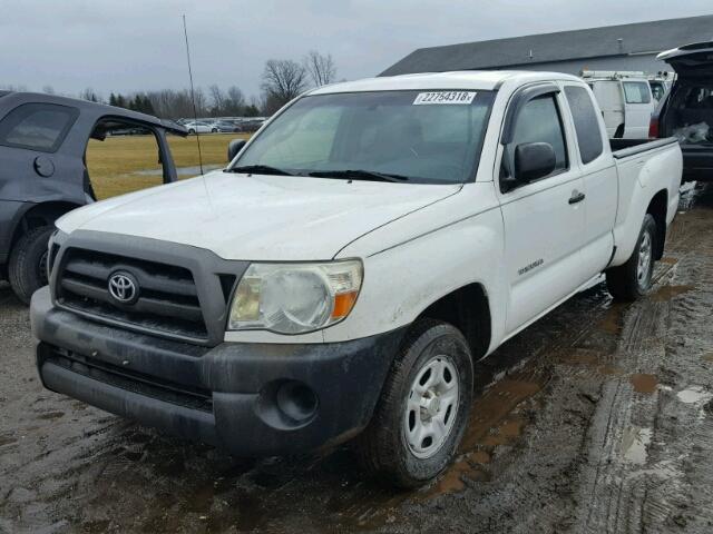 5TETX22N68Z576099 - 2008 TOYOTA TACOMA ACC WHITE photo 2