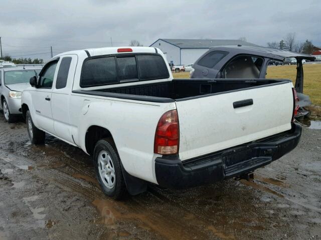 5TETX22N68Z576099 - 2008 TOYOTA TACOMA ACC WHITE photo 3