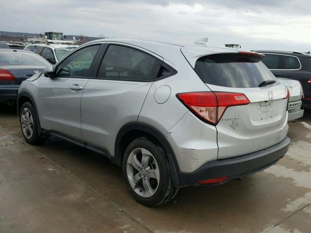 3CZRU5H31GM755389 - 2016 HONDA HR-V LX SILVER photo 3