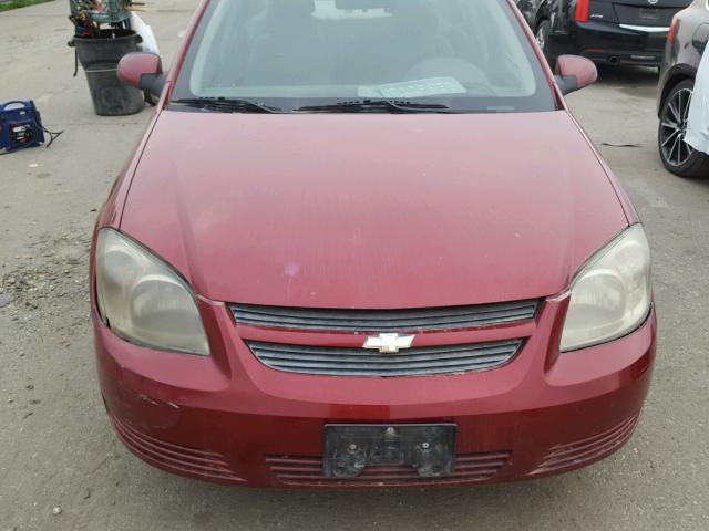 1G1AL58F687318637 - 2008 CHEVROLET COBALT LT MAROON photo 9