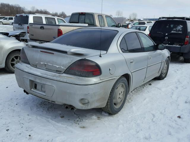 1G2NW52EX2M672254 - 2002 PONTIAC GRAND AM G SILVER photo 4