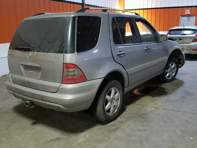 4JGAB75E35A543738 - 2005 MERCEDES-BENZ ML 500 BEIGE photo 4