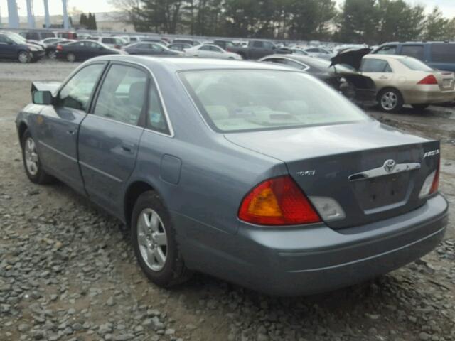 4T1BF28B11U129685 - 2001 TOYOTA AVALON XL GREEN photo 3