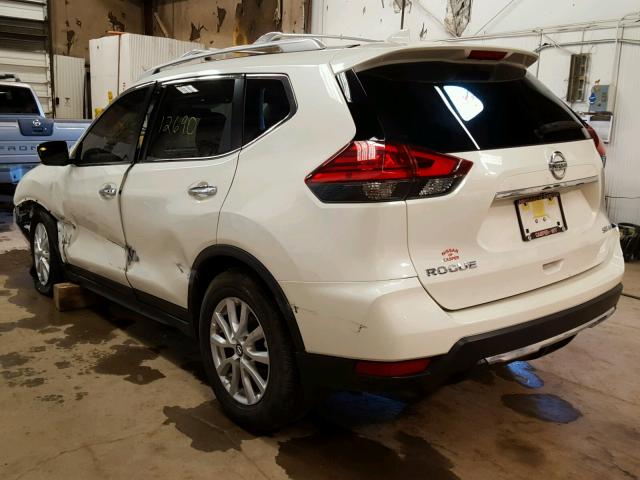 JN8AT2MV9HW021438 - 2017 NISSAN ROGUE S WHITE photo 3